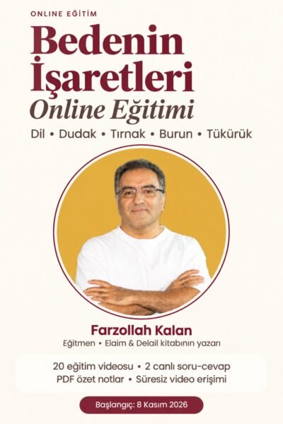 Bedenin İşaretleri Online Eğitimi — Farzollah Kalan, 8 Kasım 2026 başlangıç